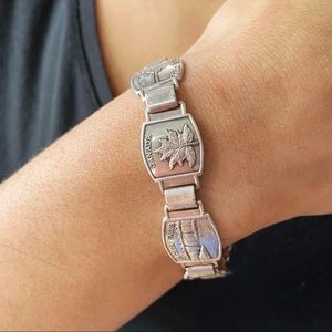 Vintage Niagara Falls Link Bracelet – Made in Holland, 8”